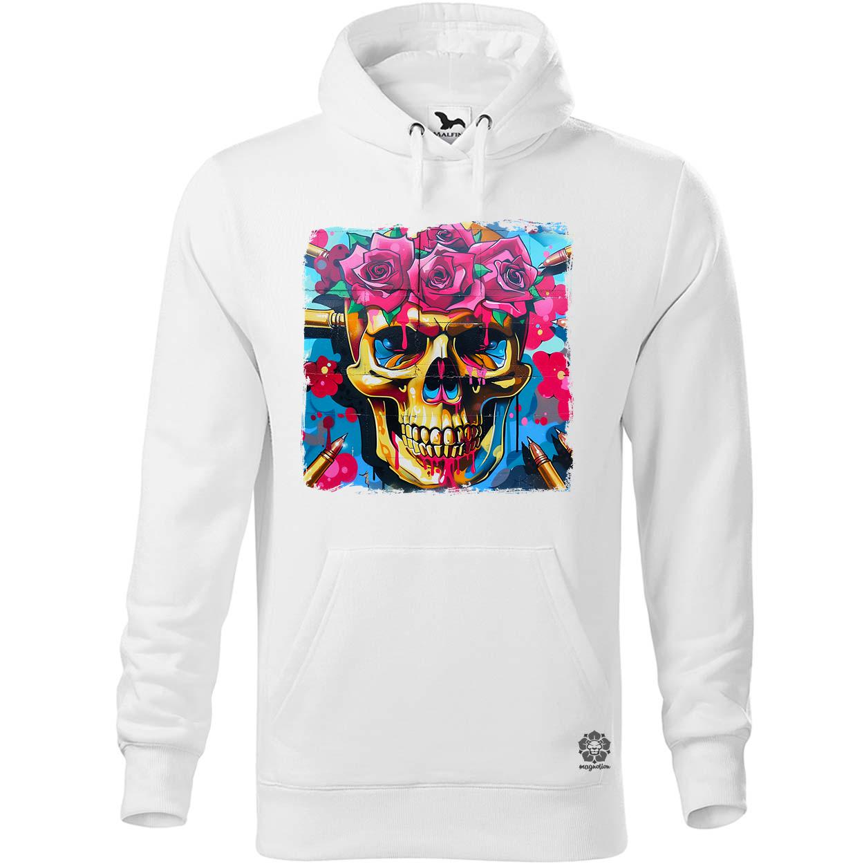 Graffiti koponya v10 egyedi  pulóver 