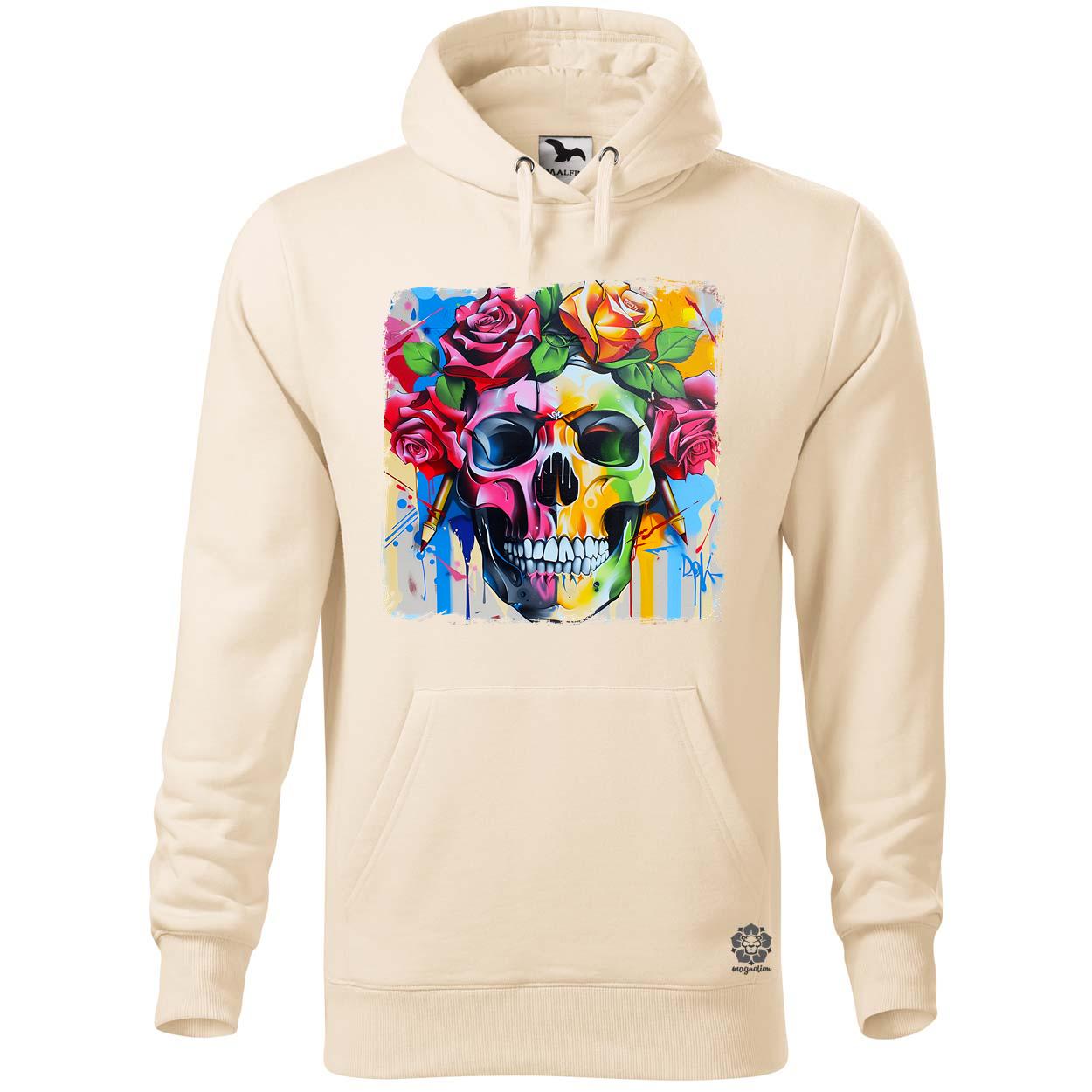 Graffiti koponya v7 egyedi  pulóver 