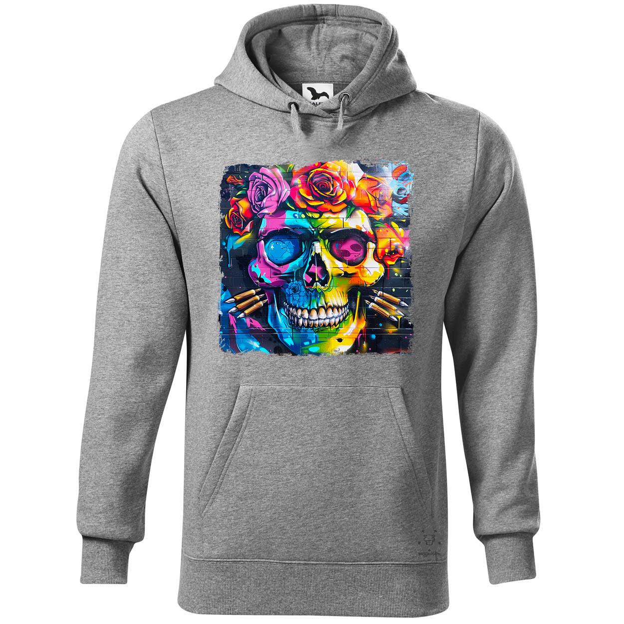 Graffiti koponya v9 egyedi  pulóver 