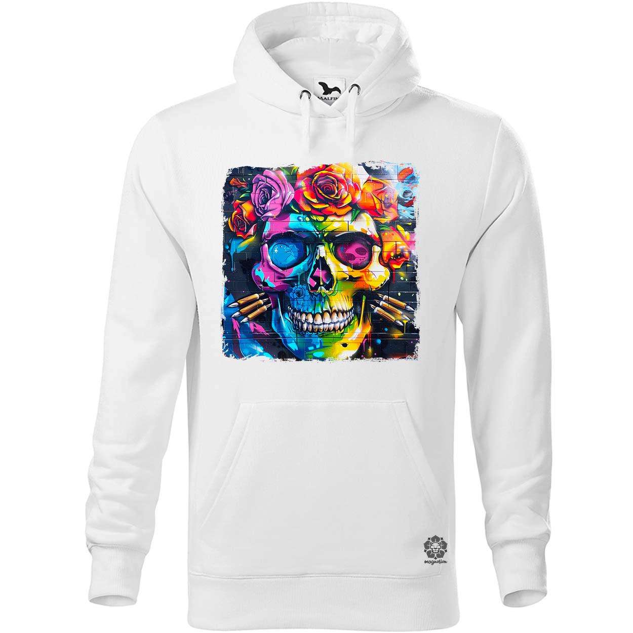 Graffiti koponya v9 egyedi  pulóver 
