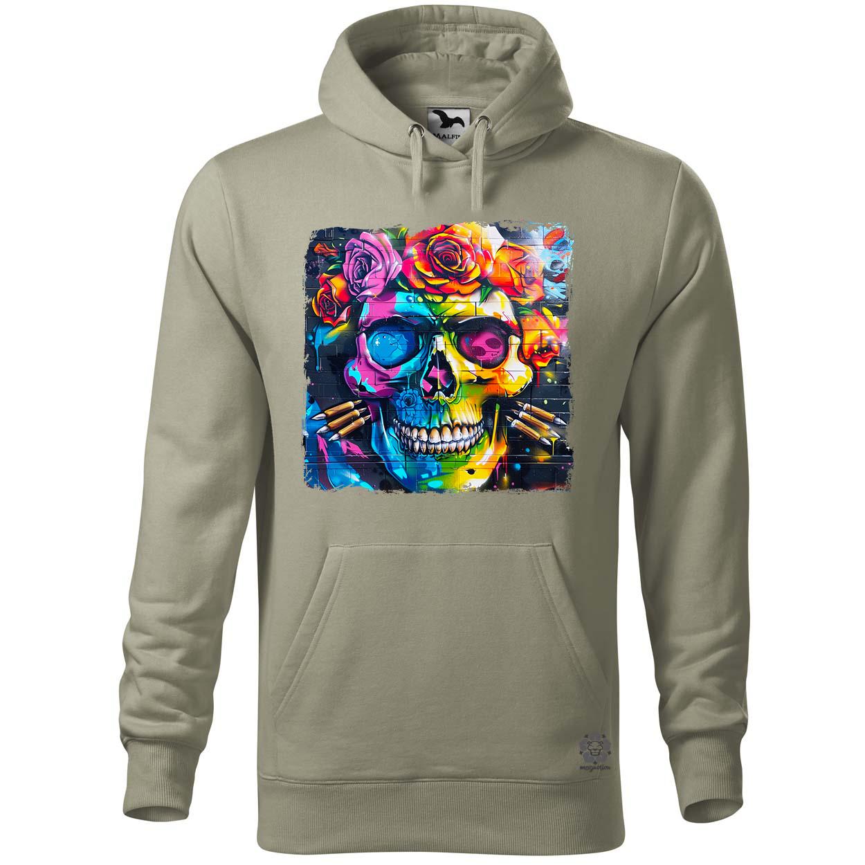 Graffiti koponya v9 egyedi  pulóver 