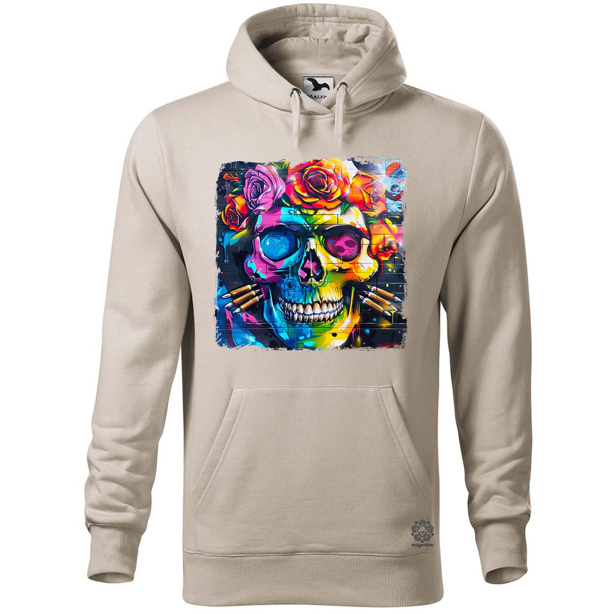 Graffiti koponya v9 egyedi  pulóver 
