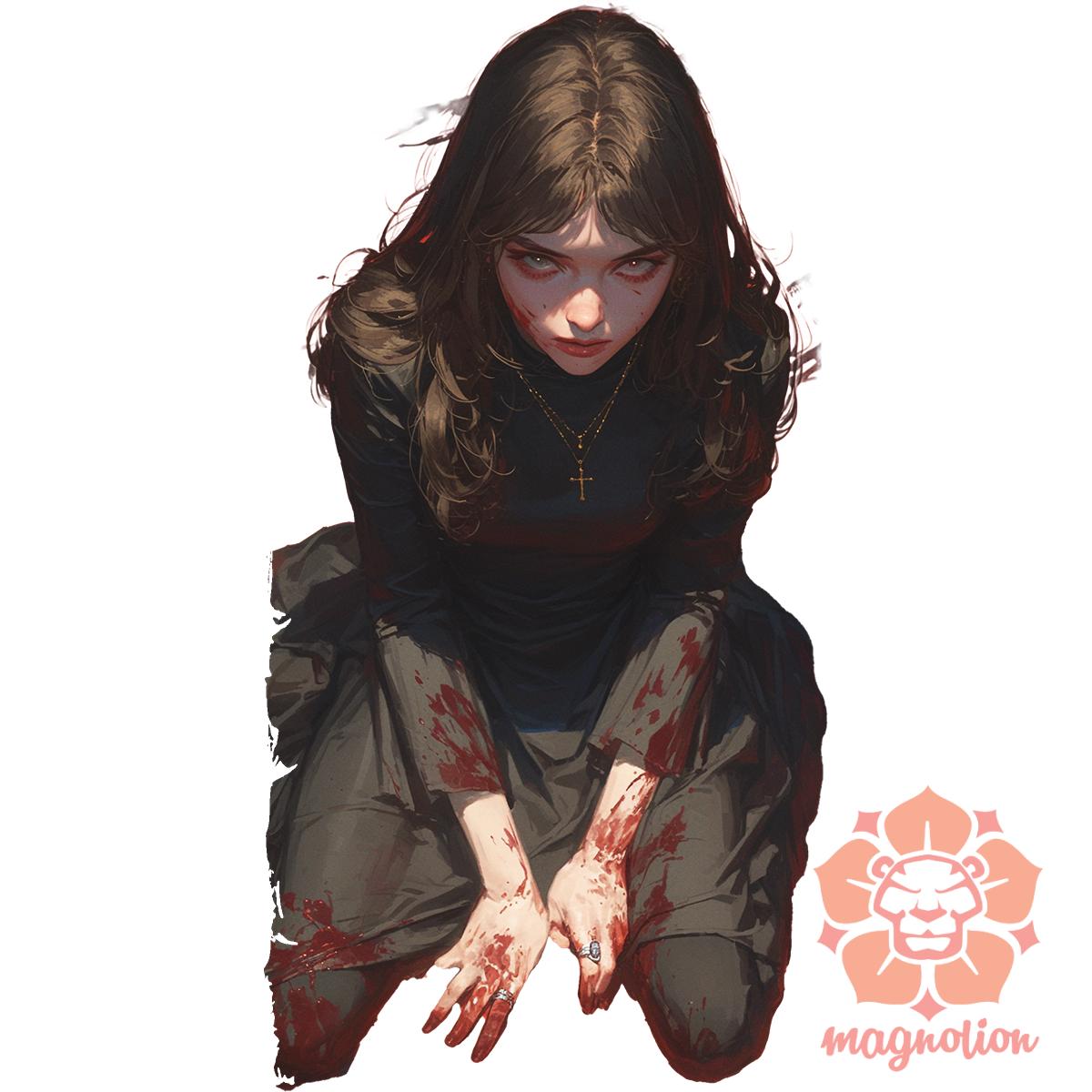 Horror manga v6 egyedi  pulóver 