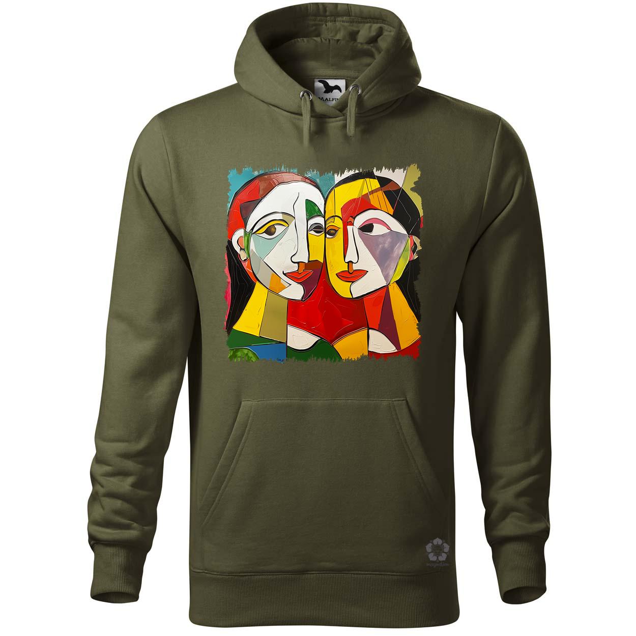 Kubista festmény v3 egyedi  pulóver 