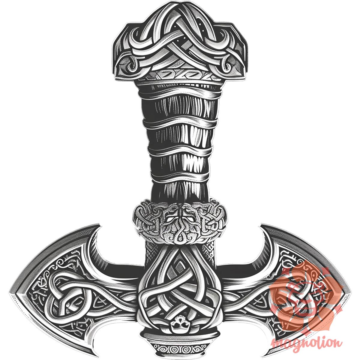 Mjölnir v28 egyedi  pulóver 