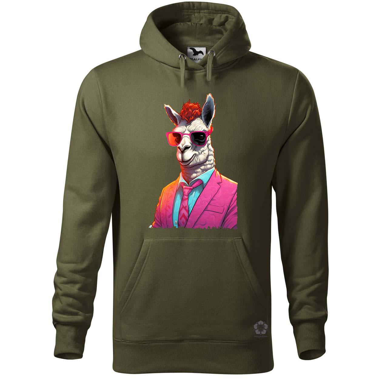 Laza láma v3 egyedi  pulóver 