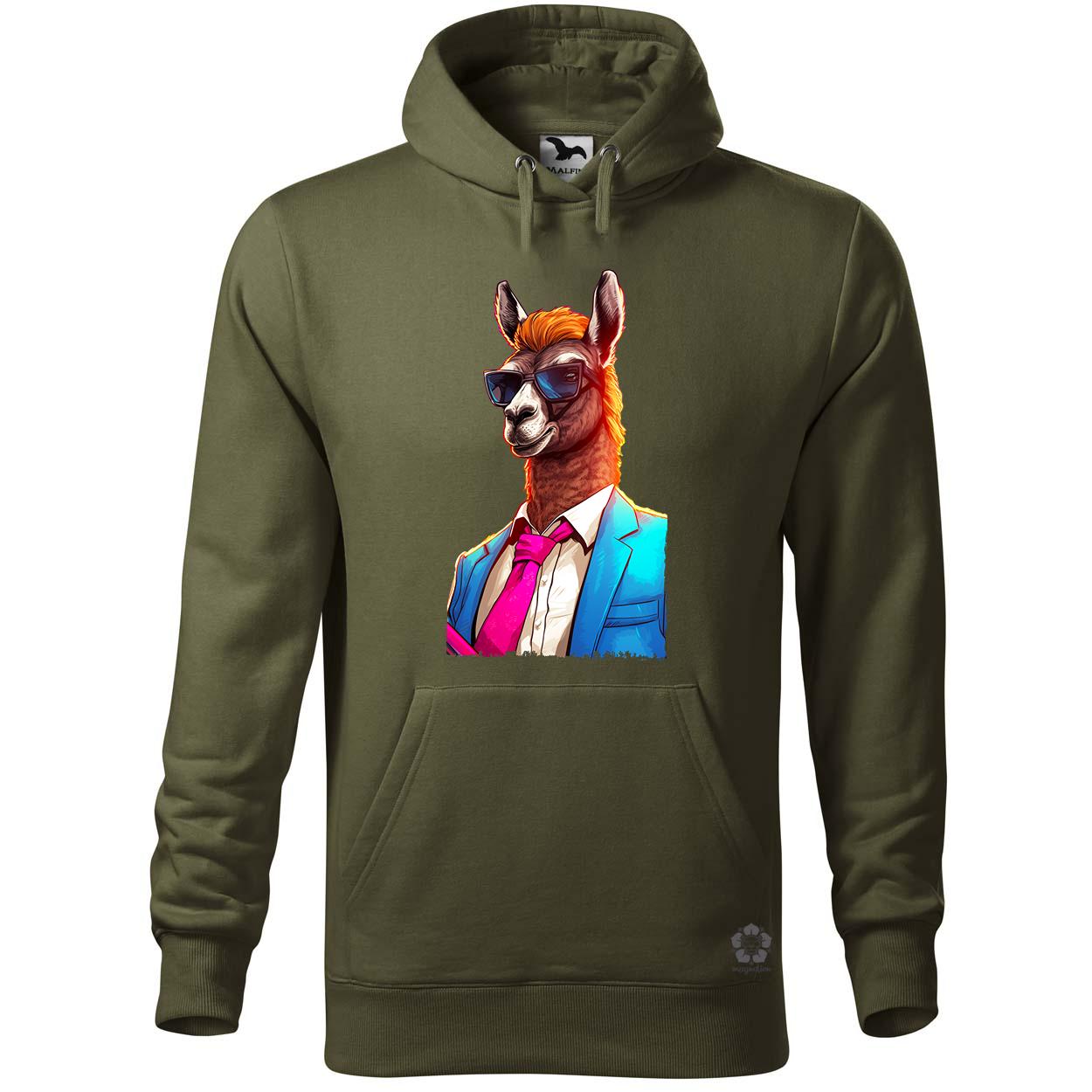Laza láma v4 egyedi  pulóver 