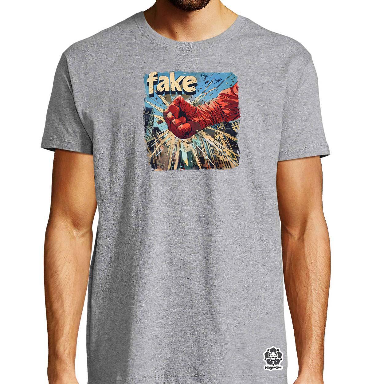 Fake News v1 egyedi póló 
