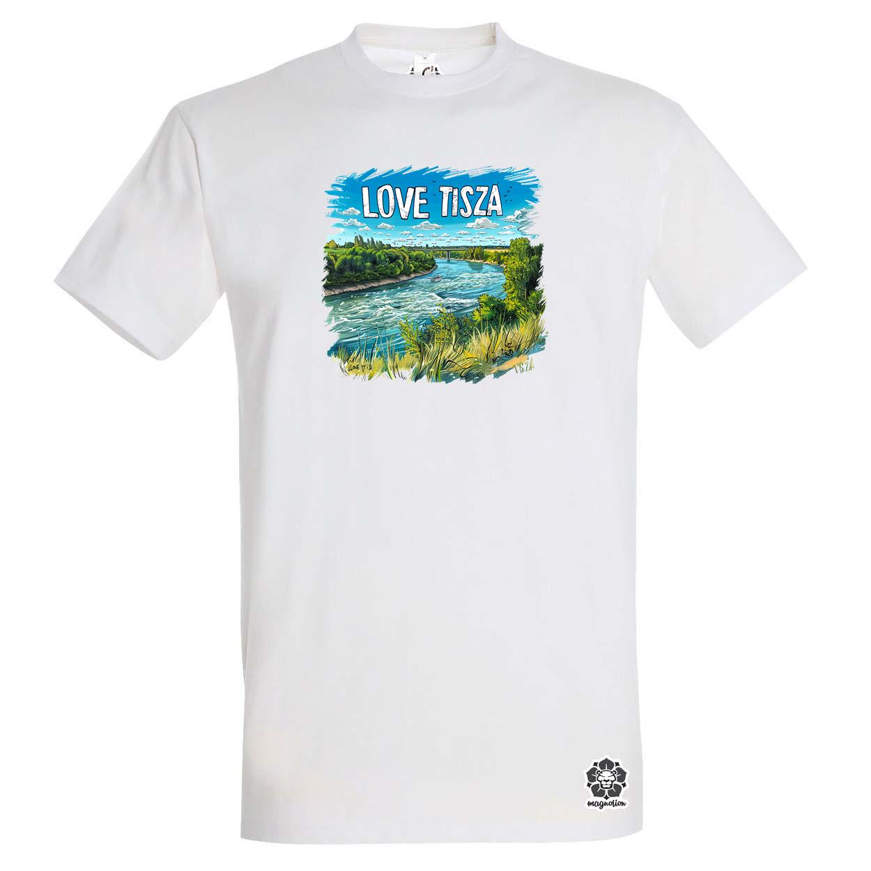 Love Tisza v20 egyedi póló 