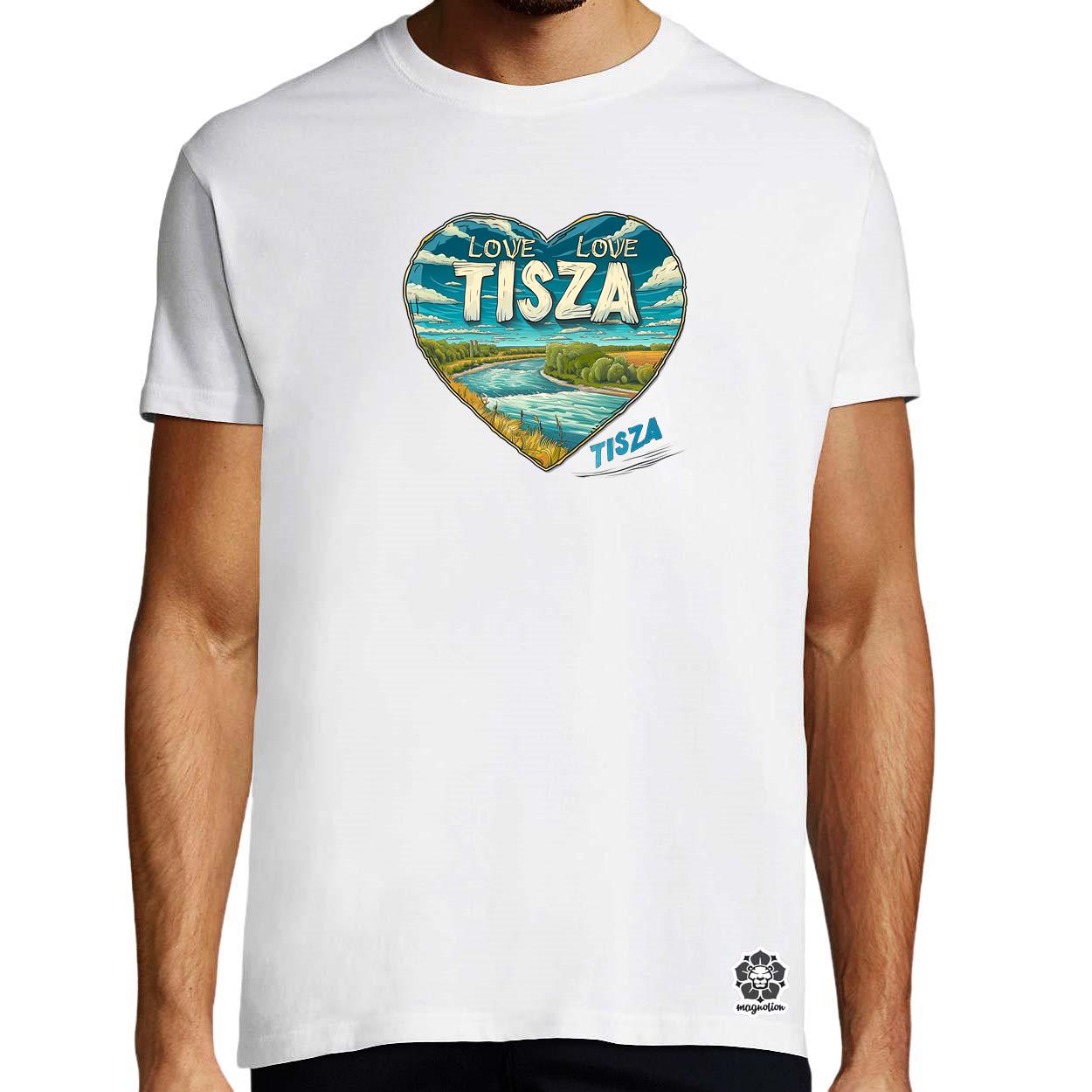 Love Tisza v7 egyedi póló 