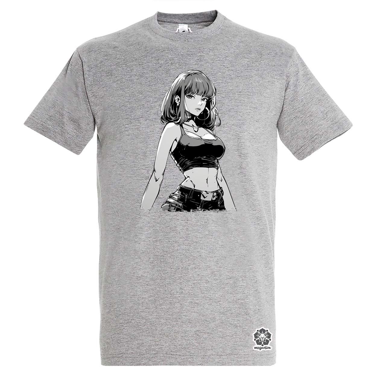 Manga lány v3 egyedi póló 