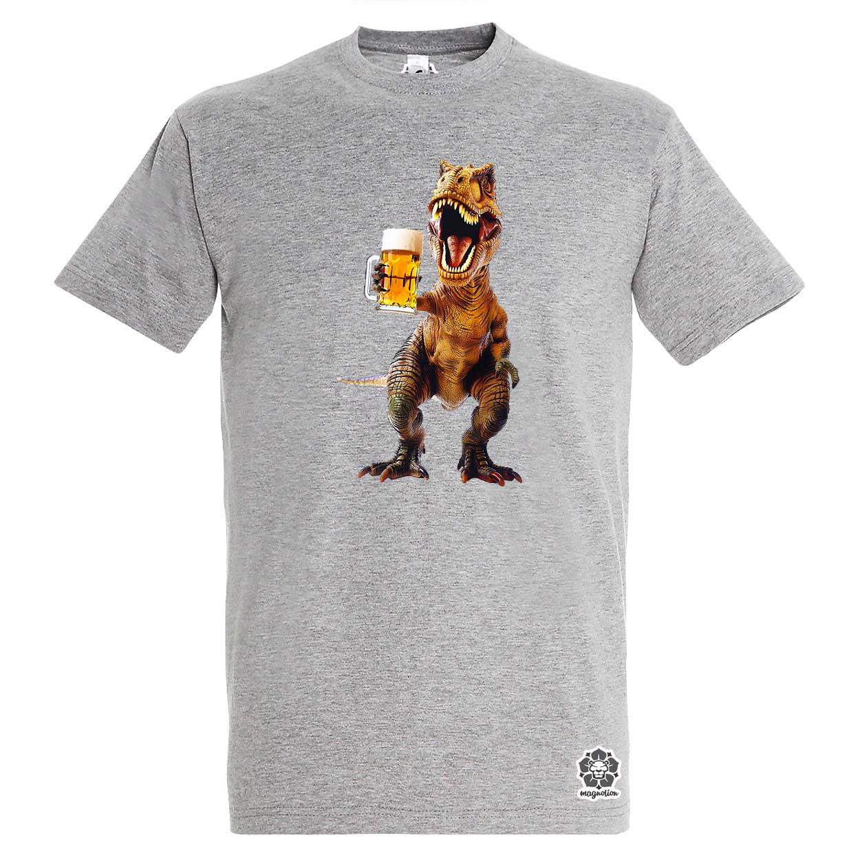 T-rex sörözik v2 egyedi póló 