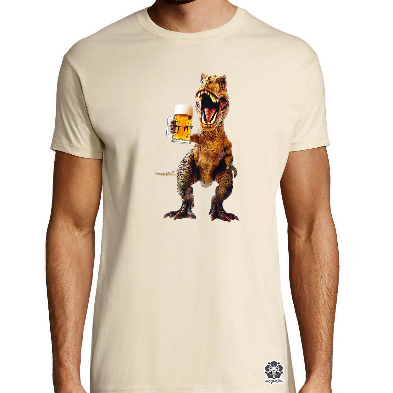 T-rex sörözik v2 egyedi póló 