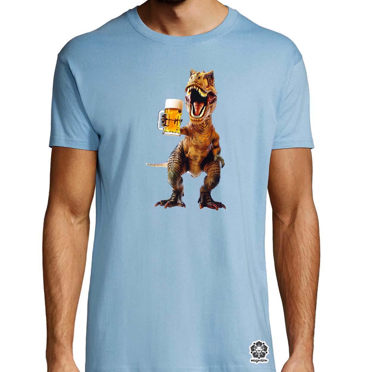T-rex sörözik v2 egyedi póló 