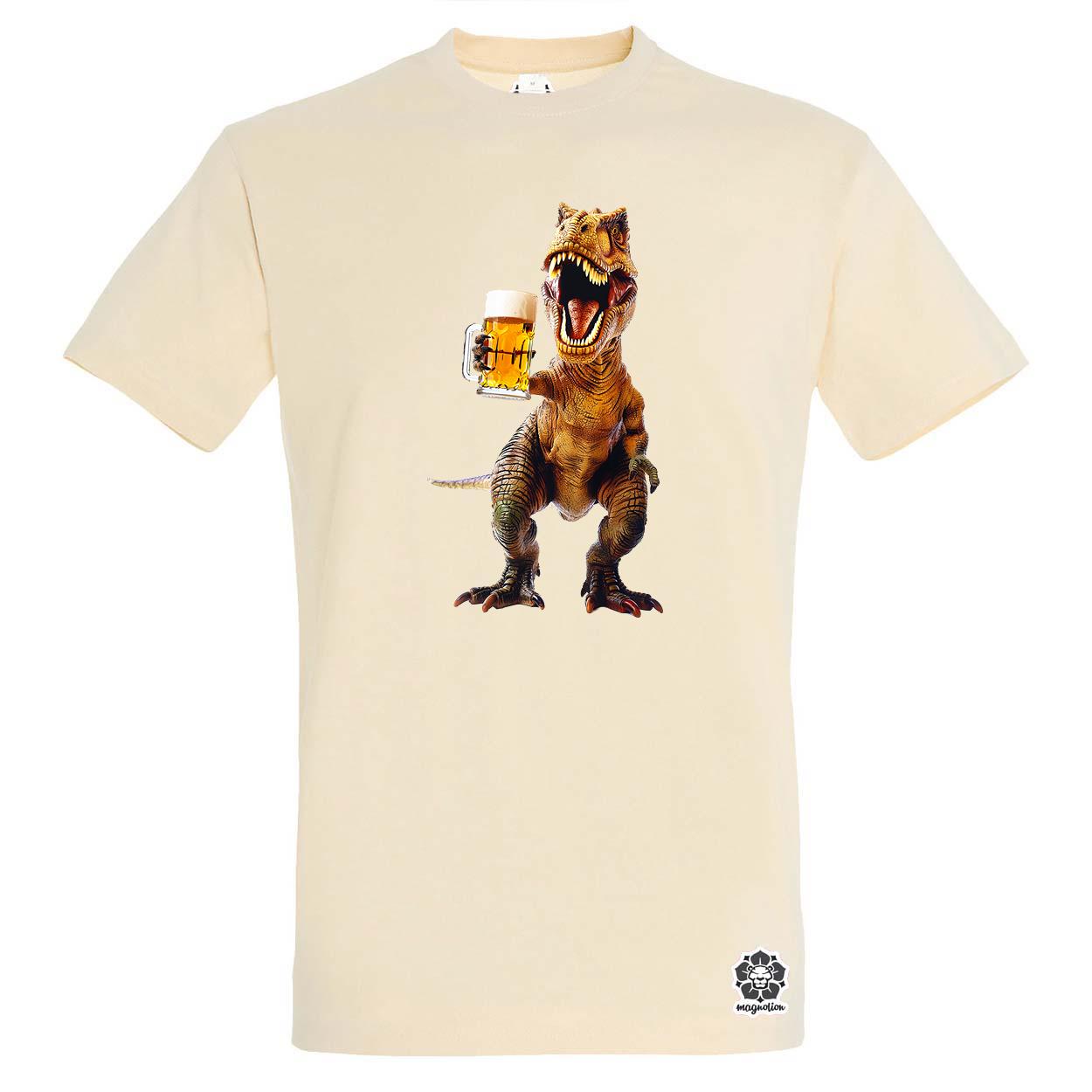 T-rex sörözik v2 egyedi póló 