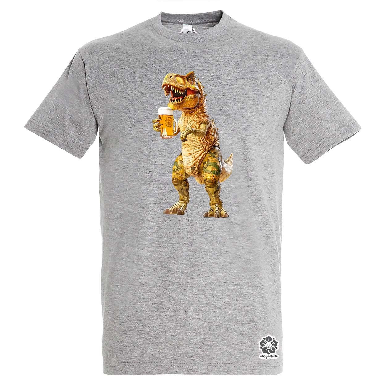 T-rex sörözik v3 egyedi póló 