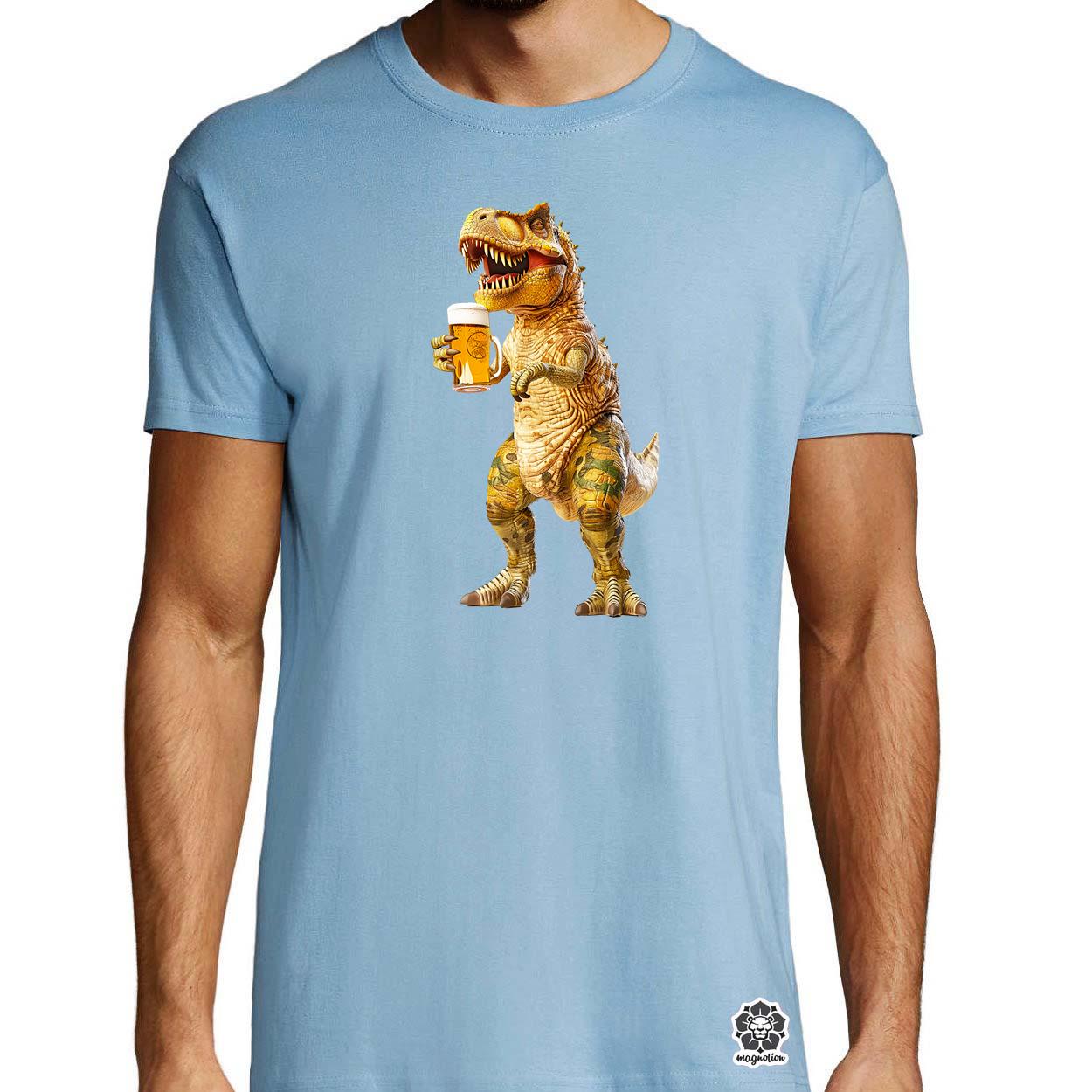 T-rex sörözik v3 egyedi póló 