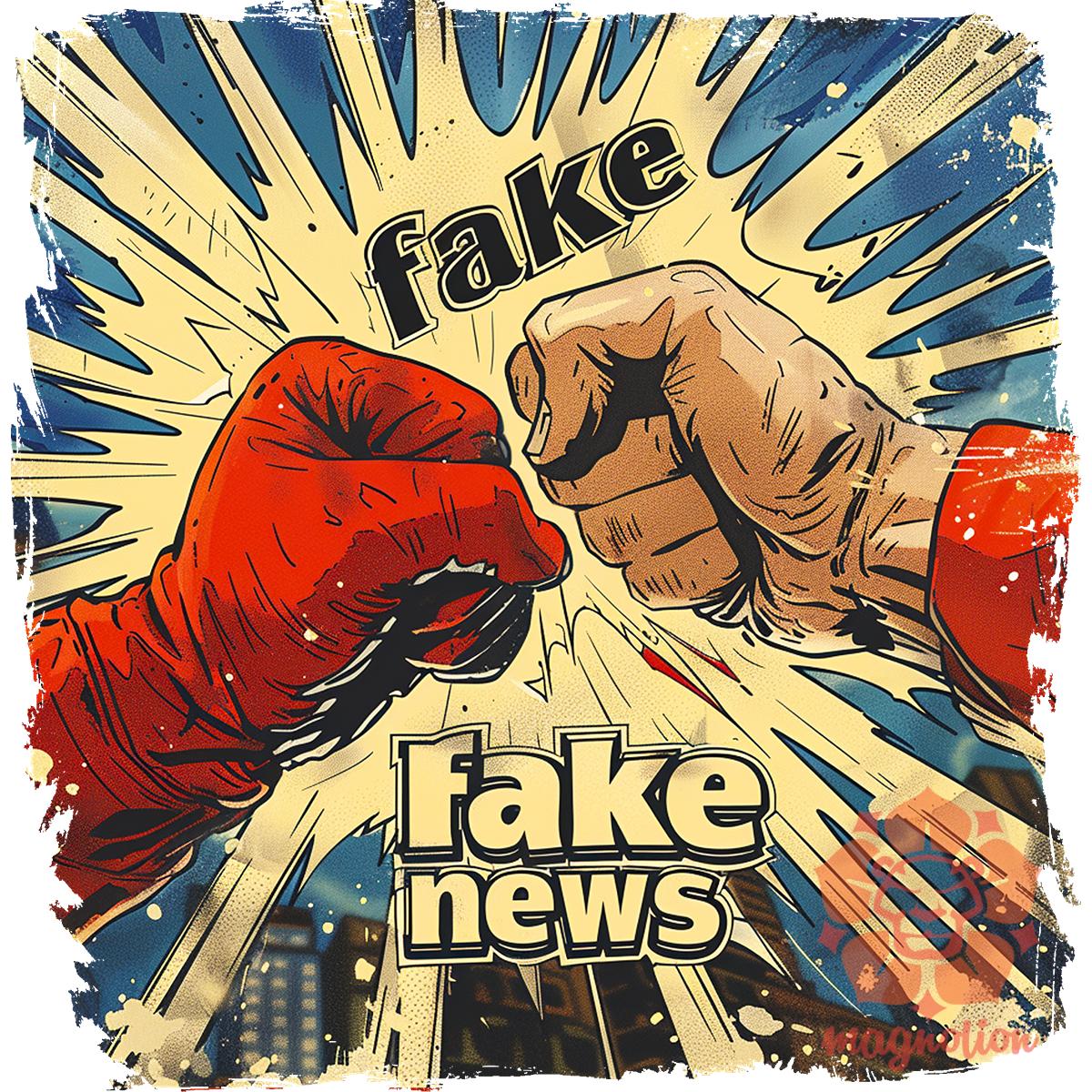 Fake News v8 egyedi  pulóver 