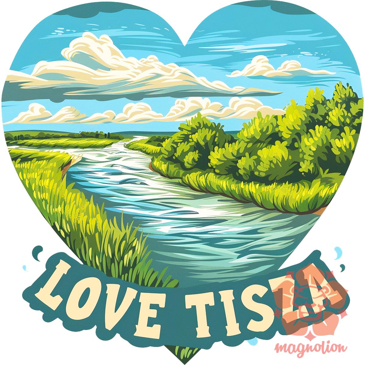 Love Tisza v12 egyedi  pulóver 
