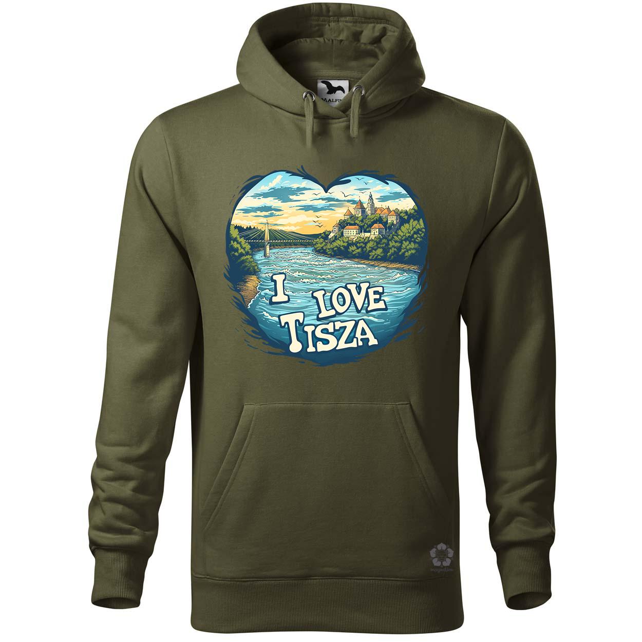 Love Tisza v14 egyedi  pulóver 