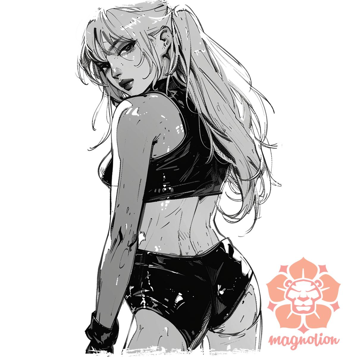 Manga lány v1 egyedi  pulóver 