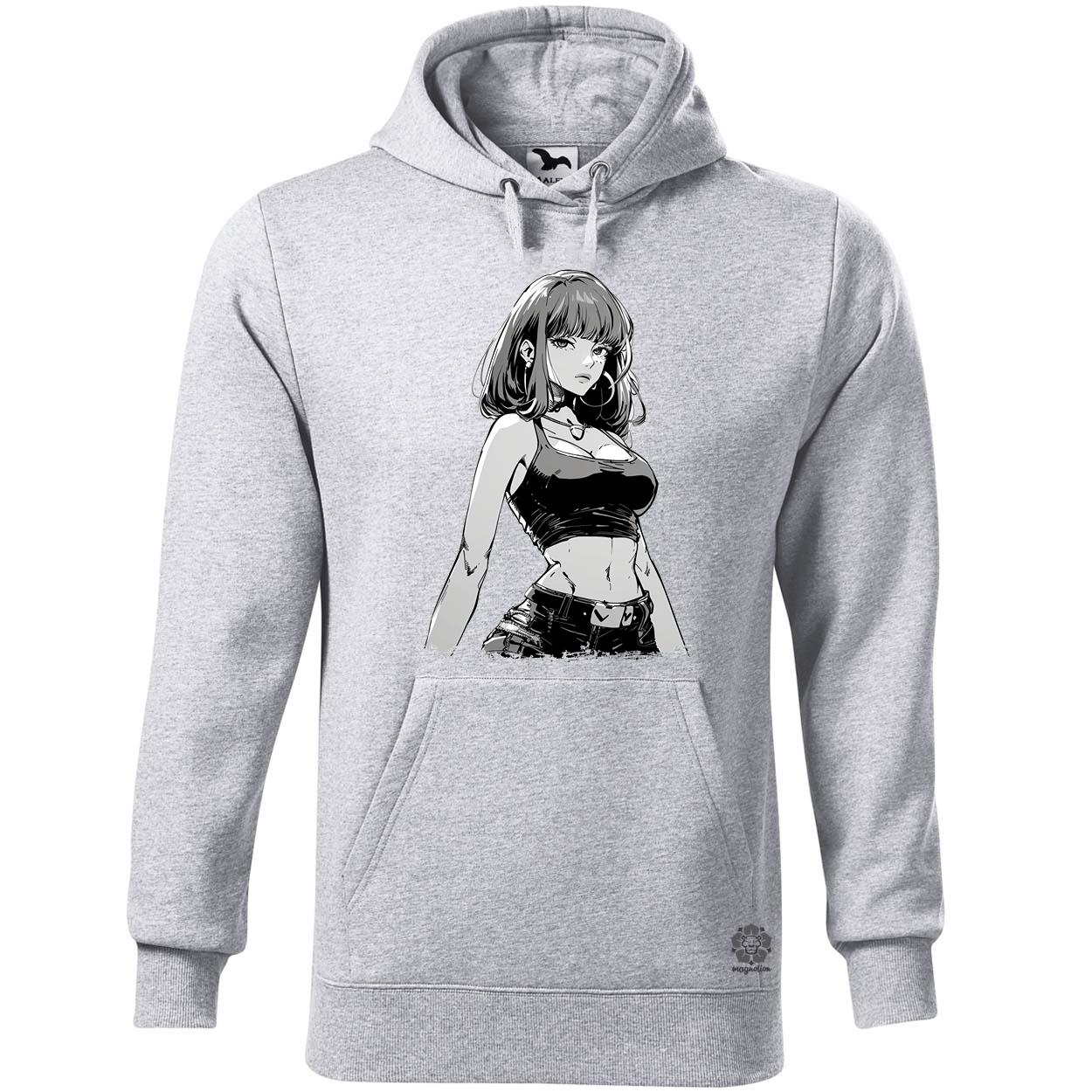 Manga lány v3 egyedi  pulóver 