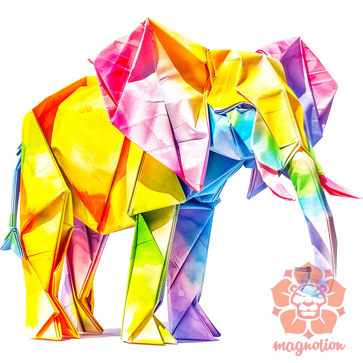 Origami elefánt v4 egyedi  pulóver 