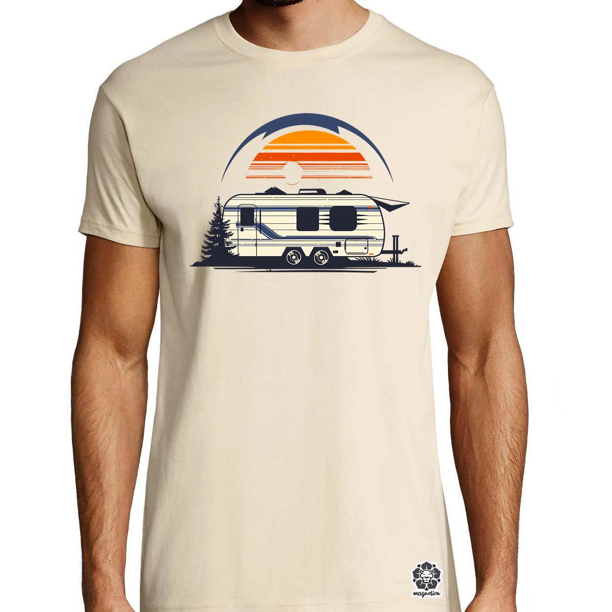 Camper minimál v1 egyedi póló 