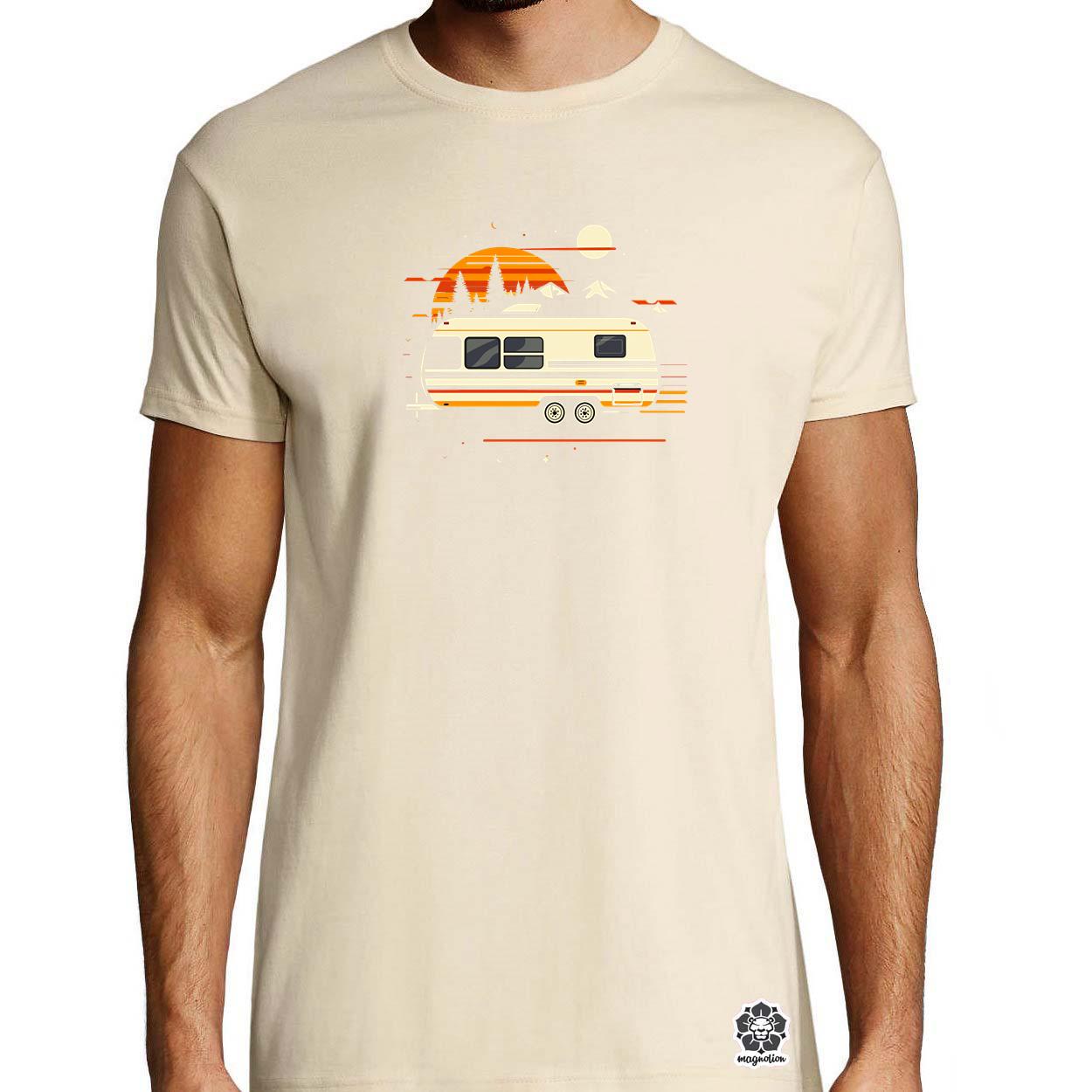 Camper minimál v3 egyedi póló 
