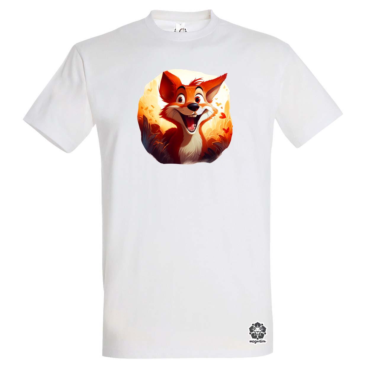 Cuki róka v2 egyedi póló 