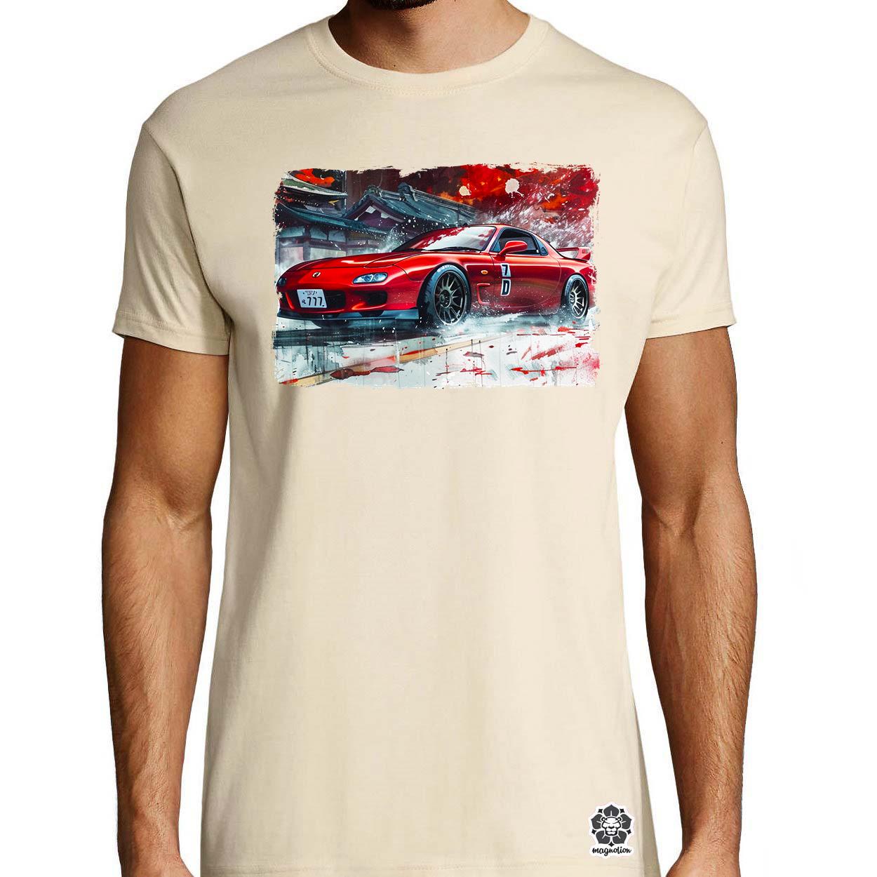 Mazda RX 7 v3 egyedi póló 