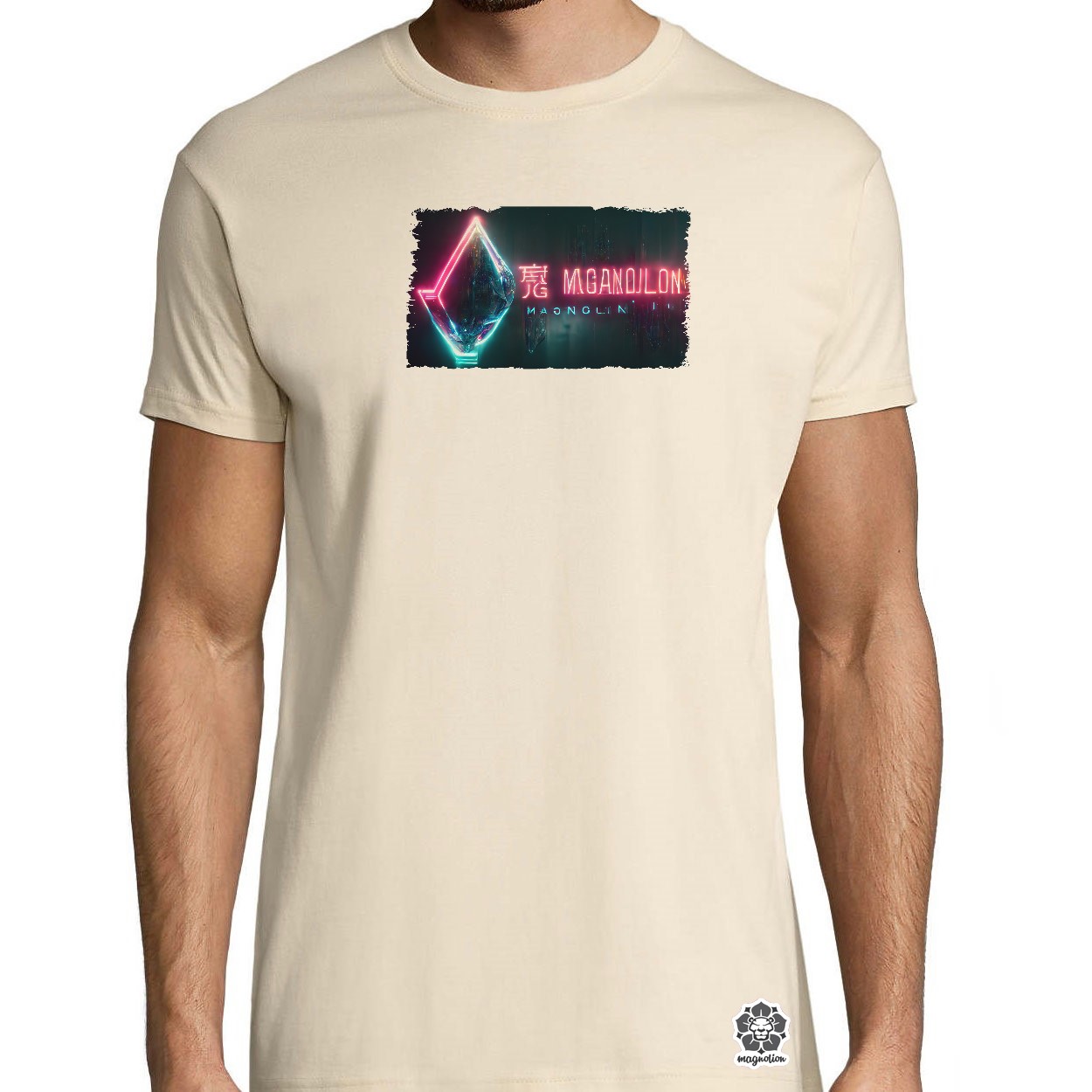 Cyber magnolion egyedi póló 