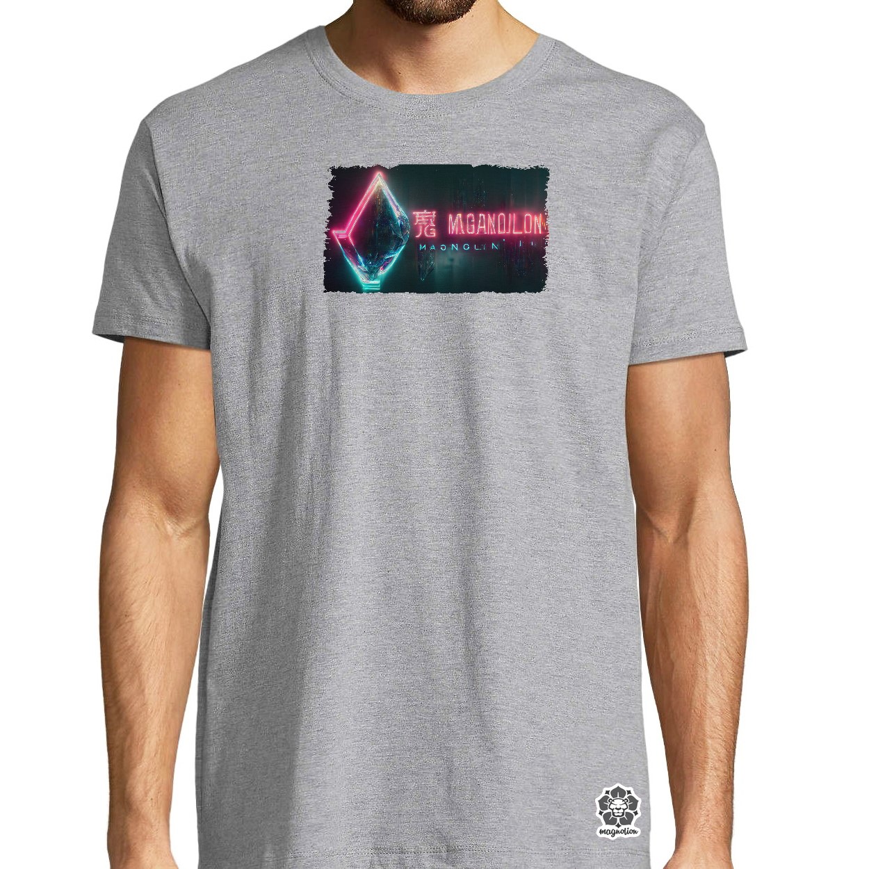Cyber magnolion egyedi póló 