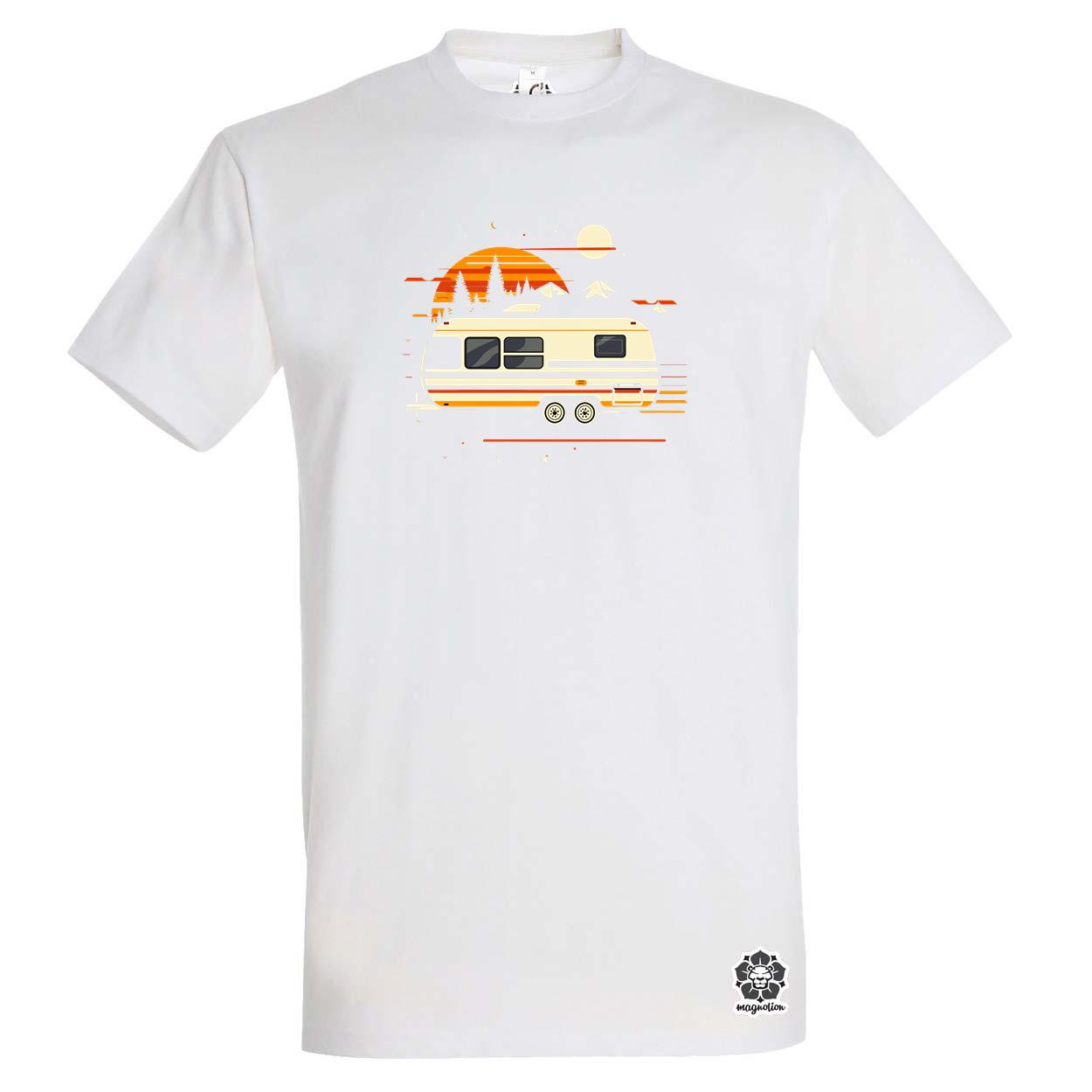 Camper minimál v3 egyedi póló 