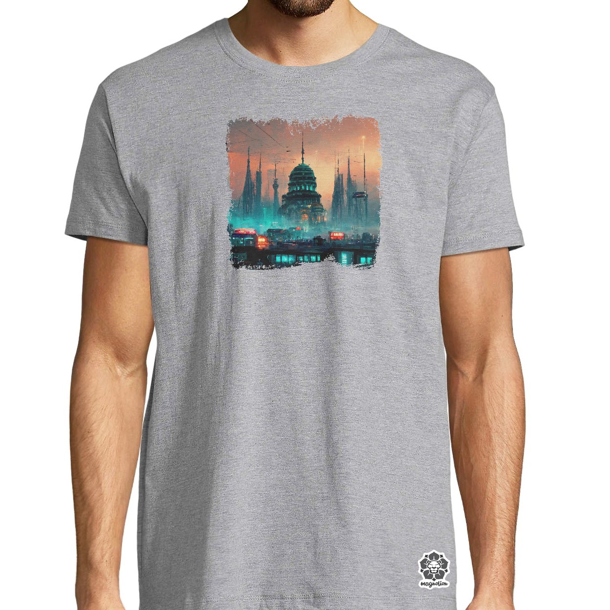 Cyberpunk Budapest egyedi póló 