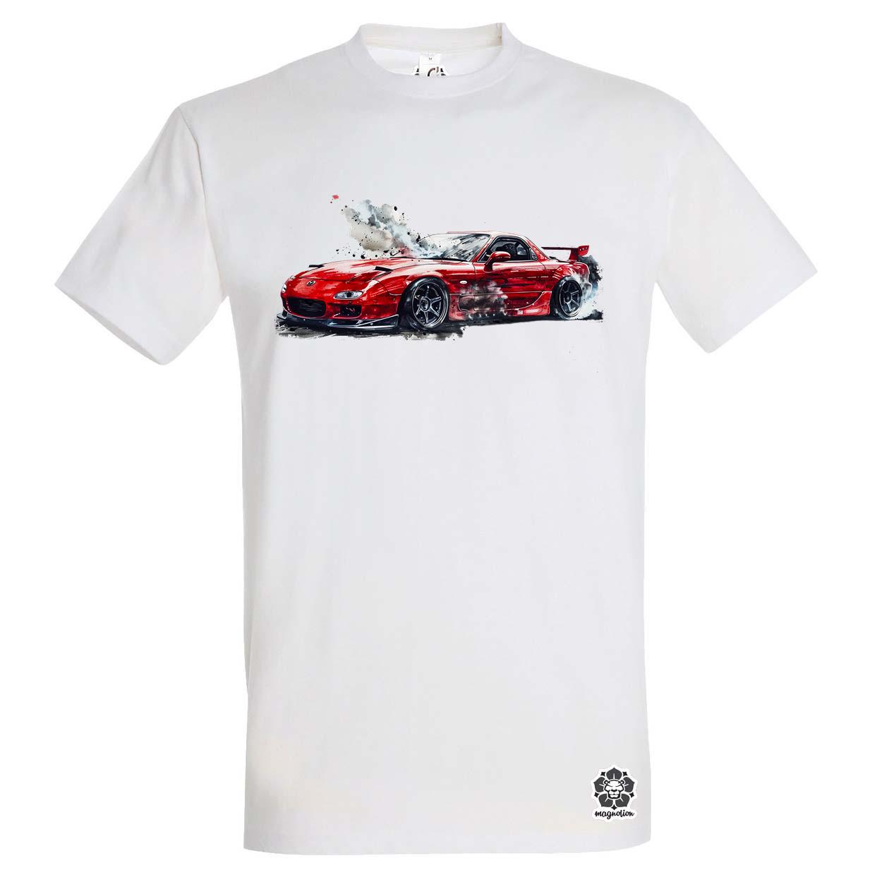 Mazda RX 7 v2 egyedi póló 