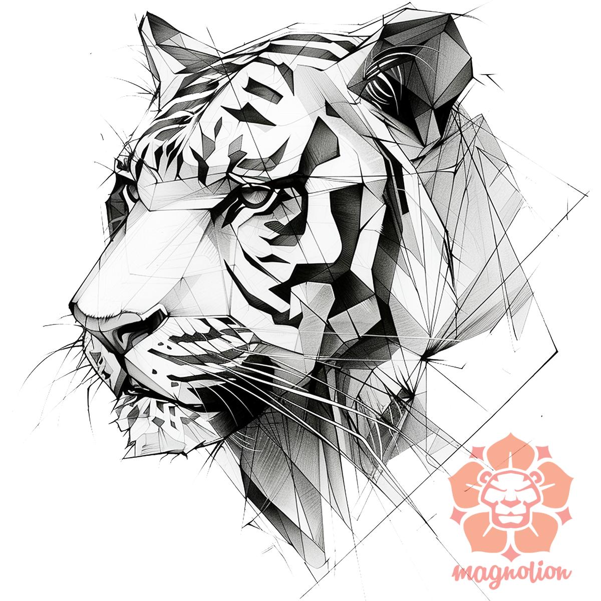 Poligon tigris v3 egyedi póló 
