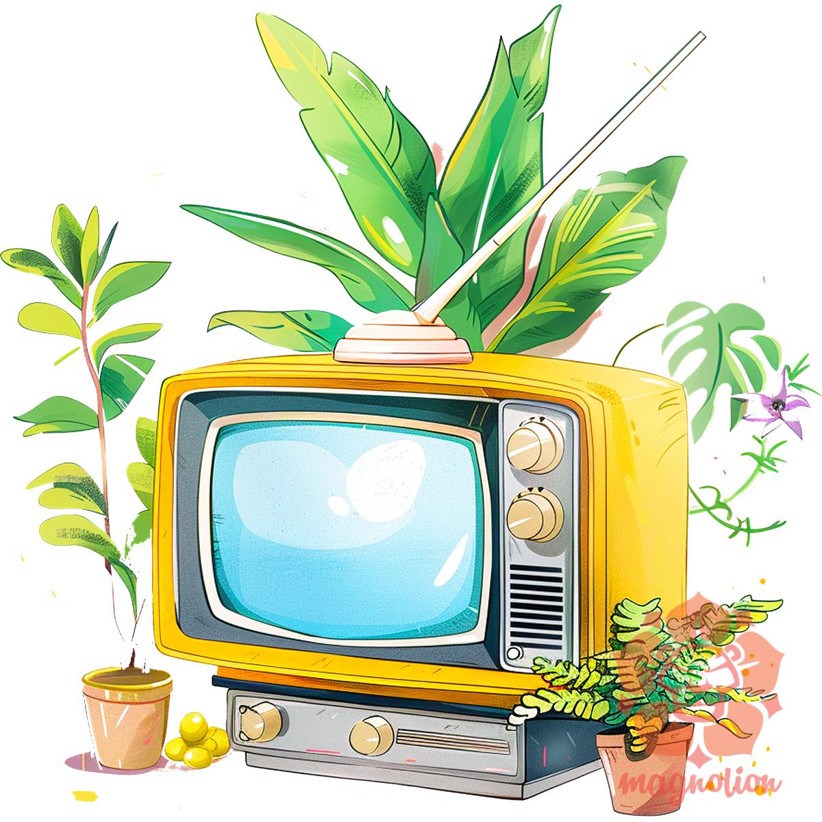 Retrtó TV v4 egyedi póló 