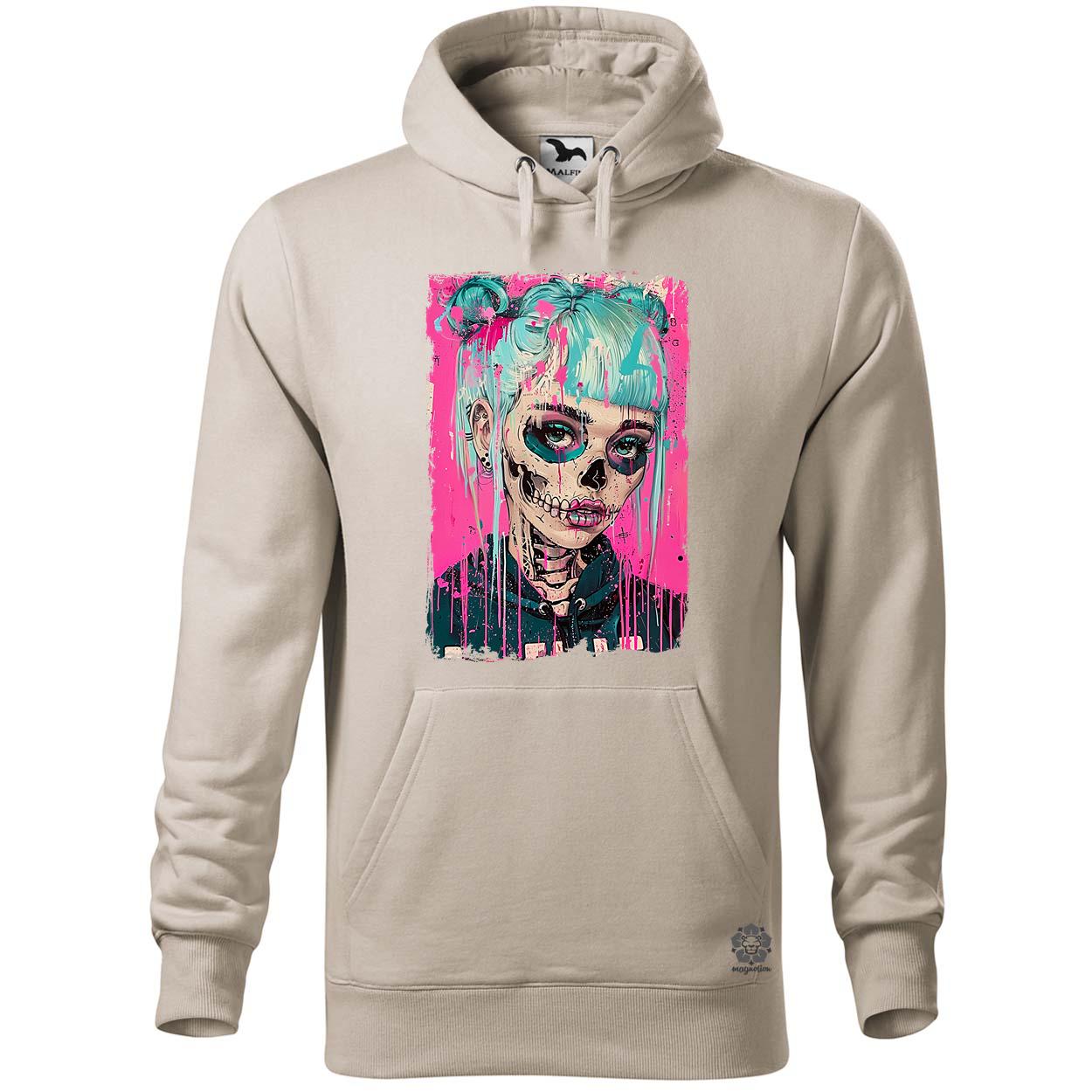 Anime koponya lány v2 egyedi  pulóver 