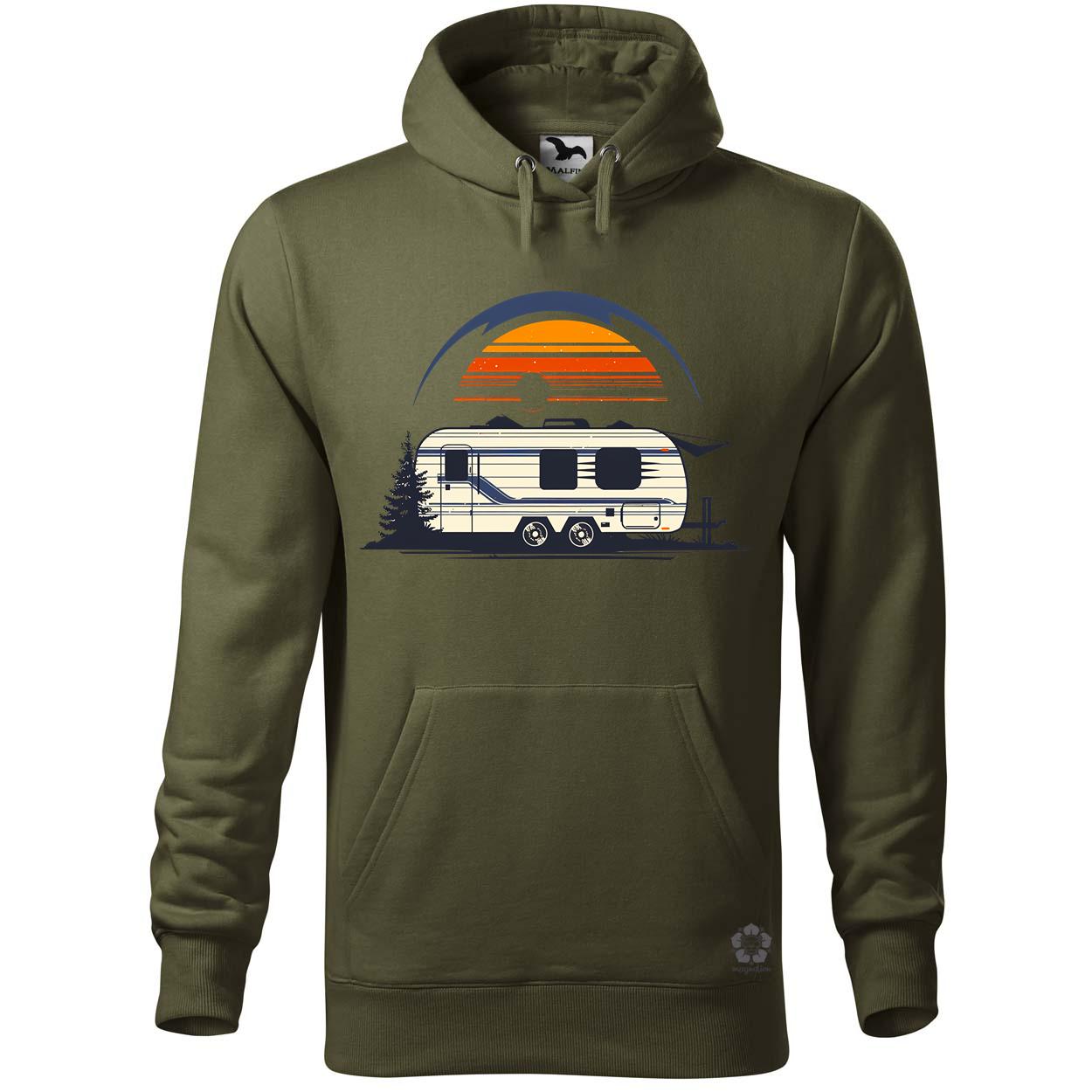 Camper minimál v1 egyedi  pulóver 