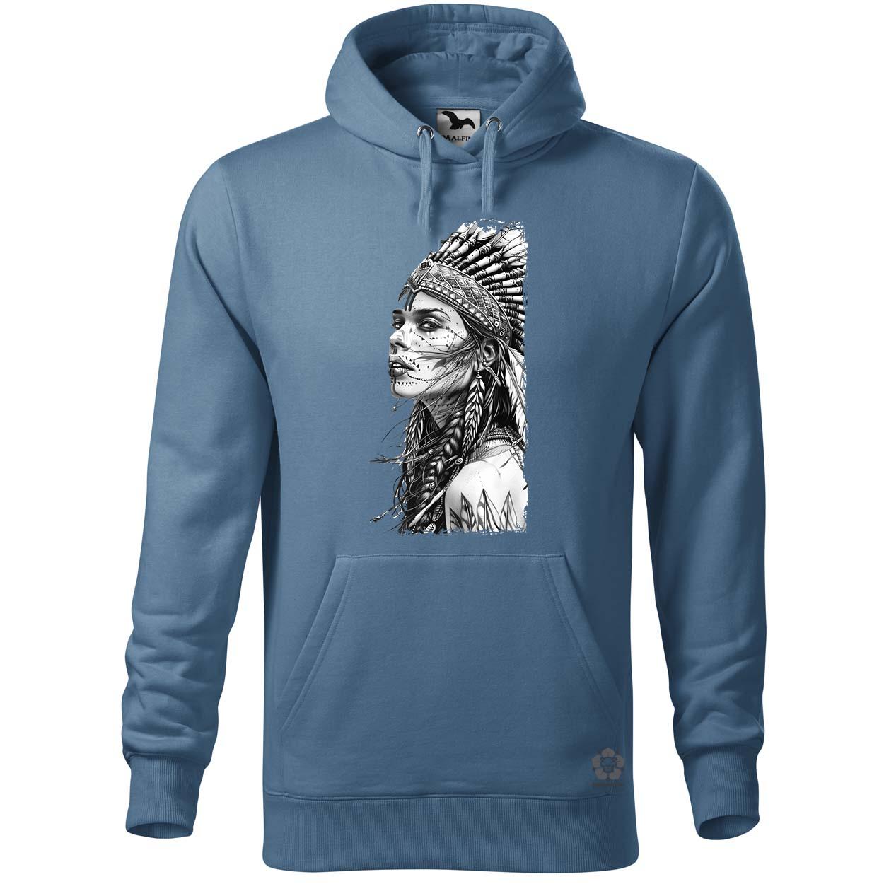 Indián női rajz v3 egyedi  pulóver 