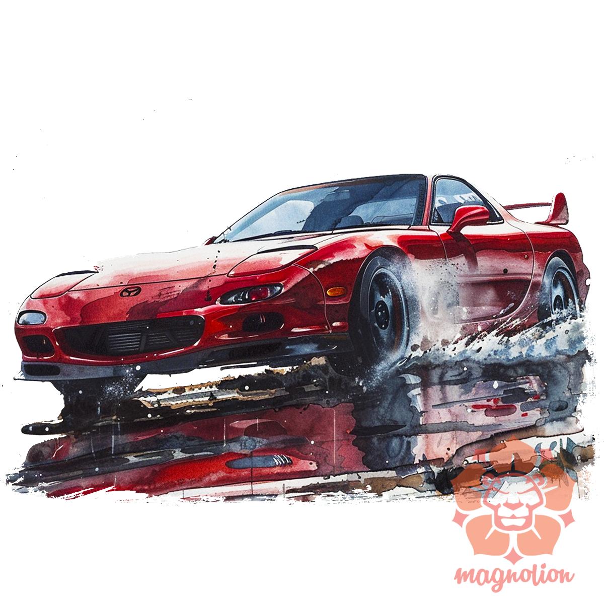 Mazda RX 7 v1 egyedi  pulóver 