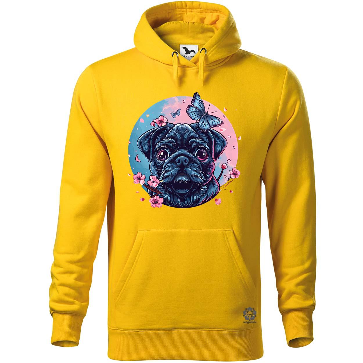 Mopsz és pillangó v1 egyedi  pulóver 