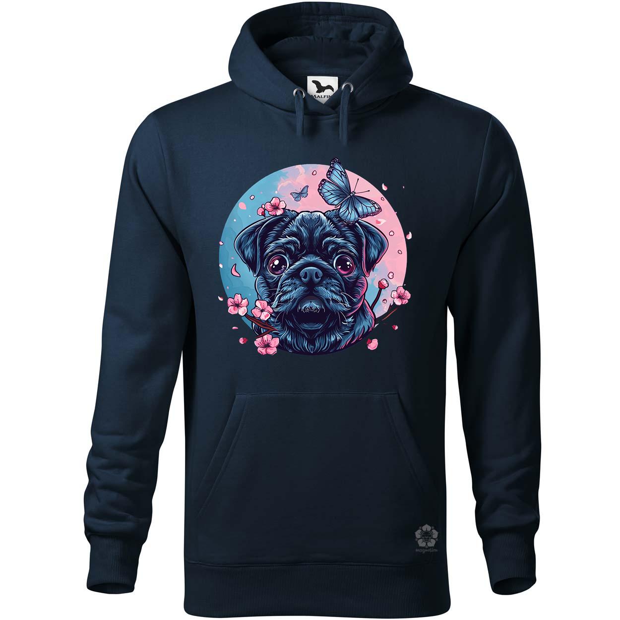 Mopsz és pillangó v1 egyedi  pulóver 