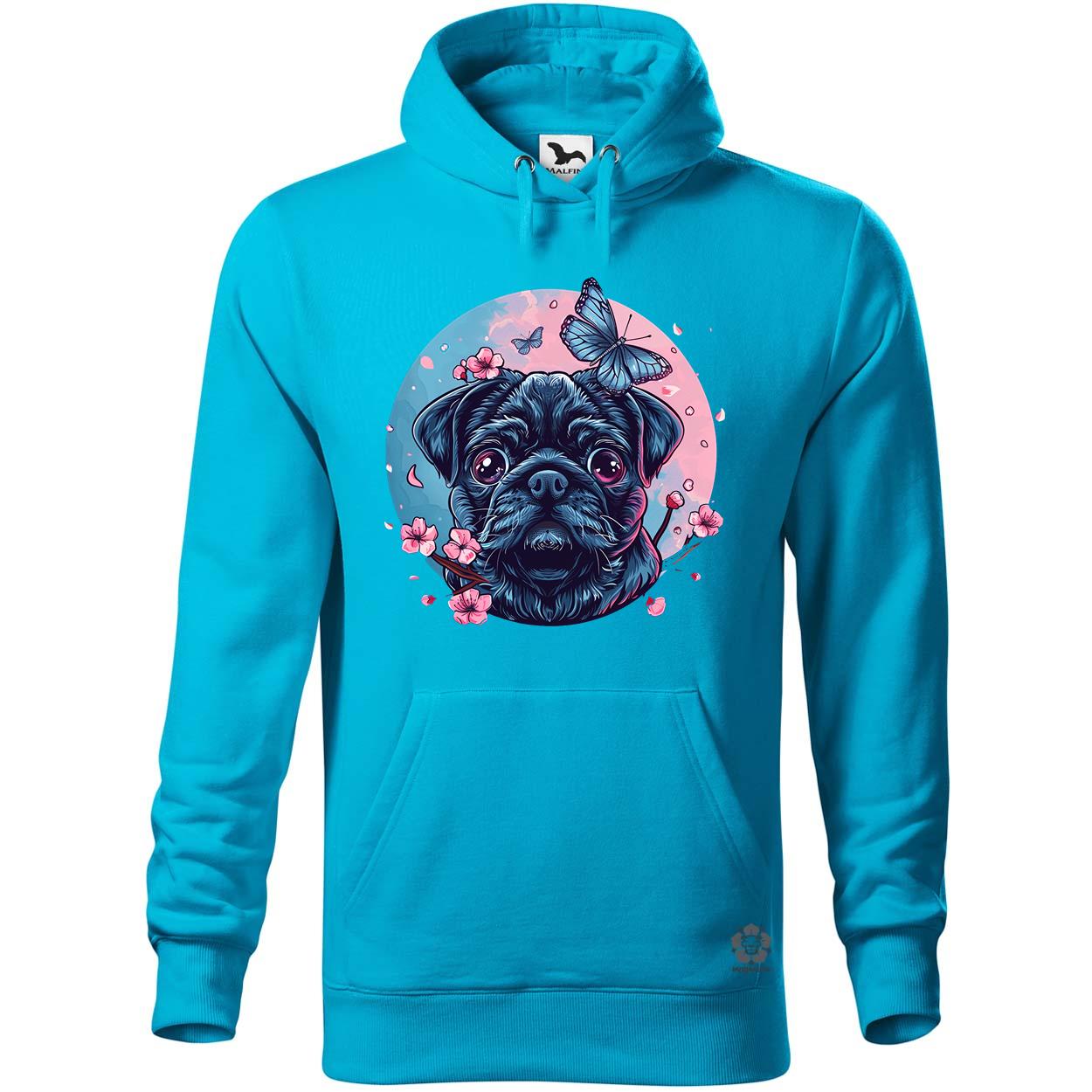 Mopsz és pillangó v1 egyedi  pulóver 