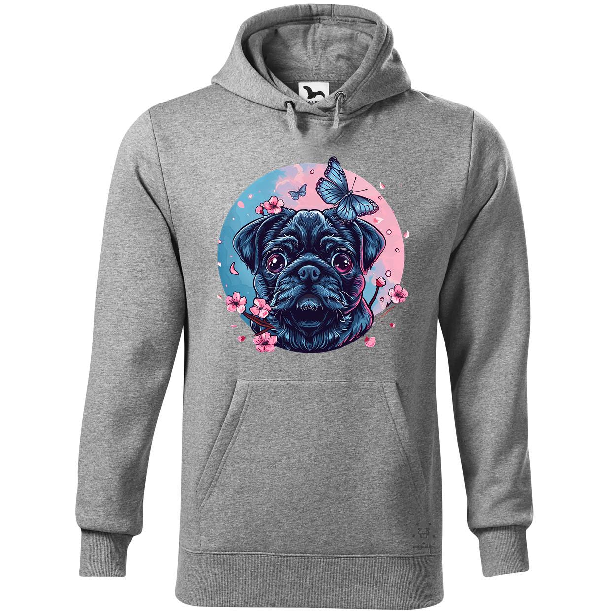 Mopsz és pillangó v1 egyedi  pulóver 