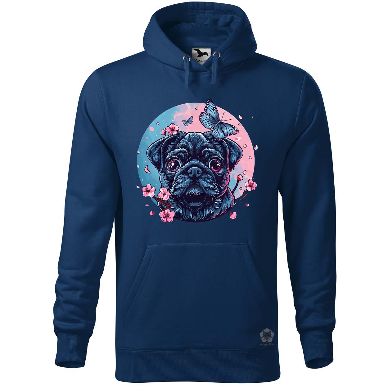 Mopsz és pillangó v1 egyedi  pulóver 