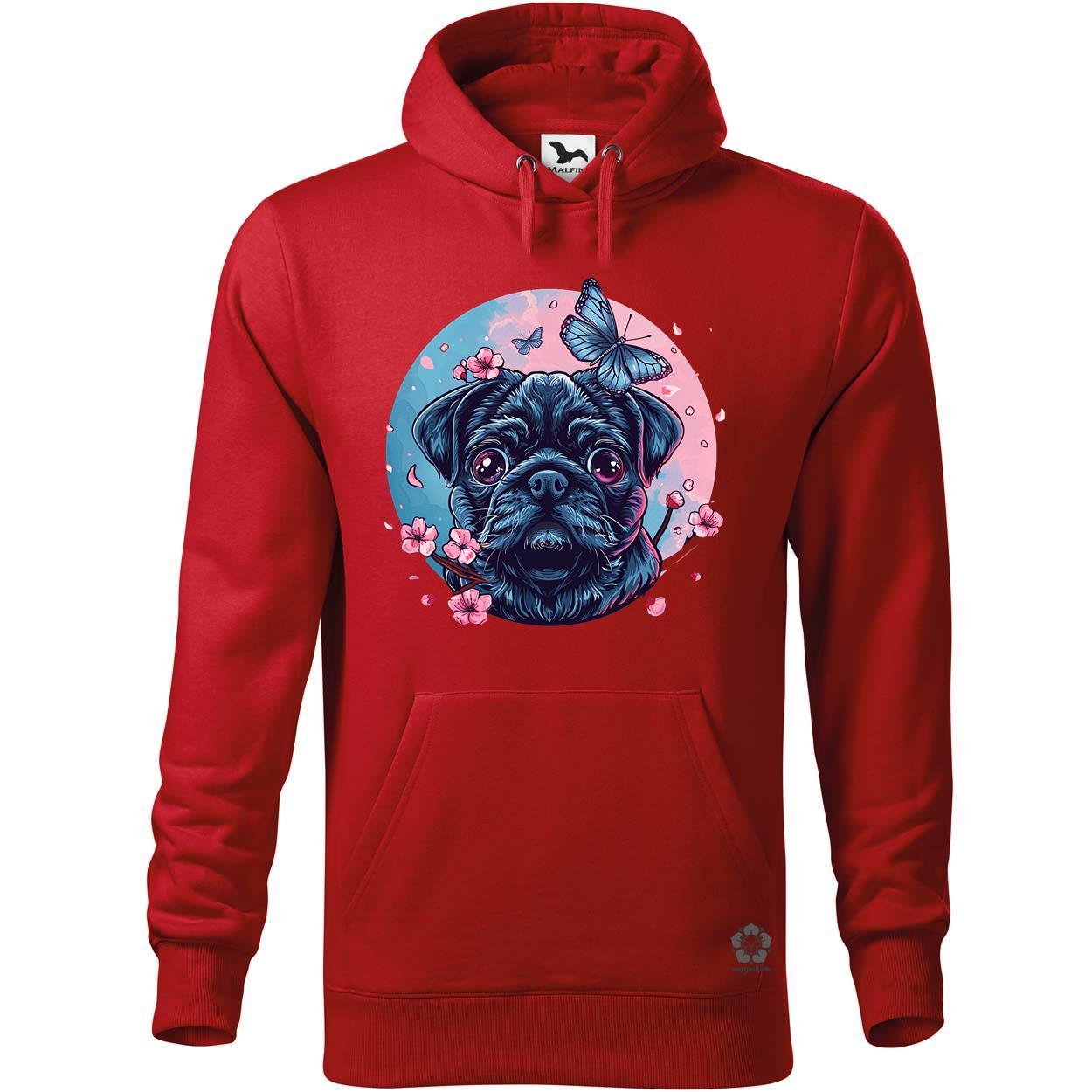 Mopsz és pillangó v1 egyedi  pulóver 