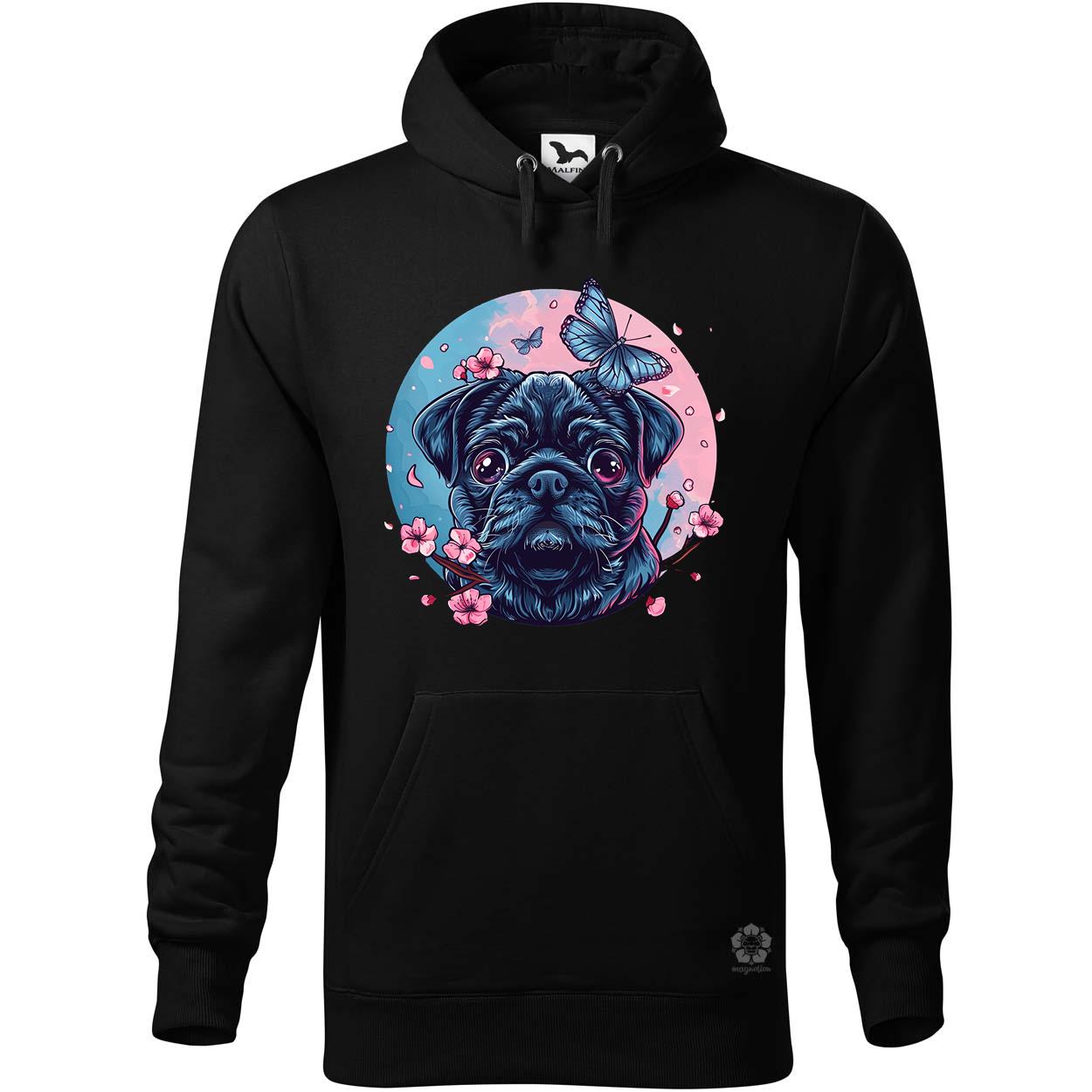 Mopsz és pillangó v1 egyedi  pulóver 