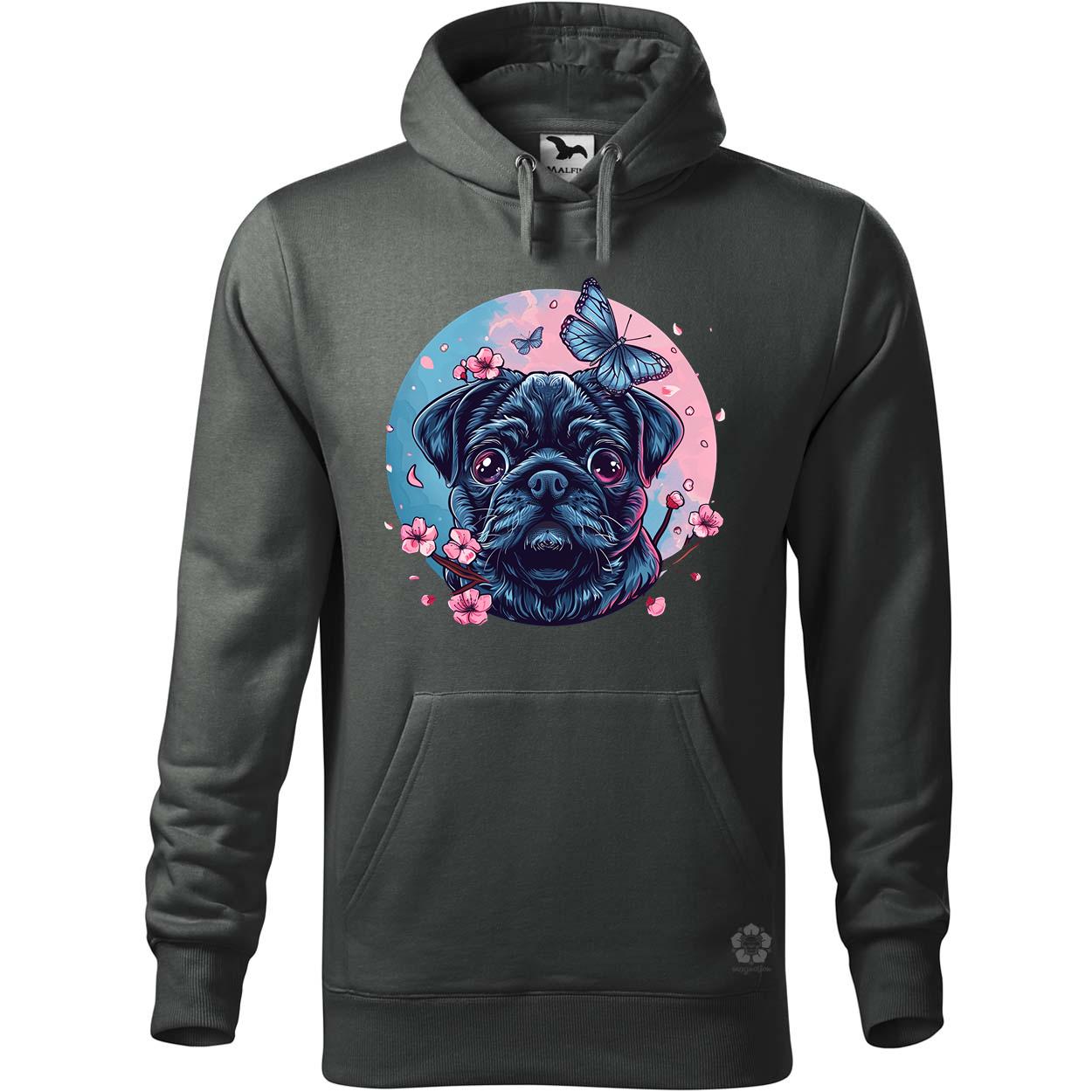 Mopsz és pillangó v1 egyedi  pulóver 
